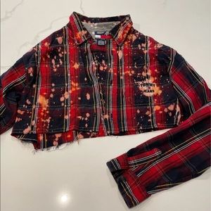 Vintage Tommy Hilfiger Cropped Flannel